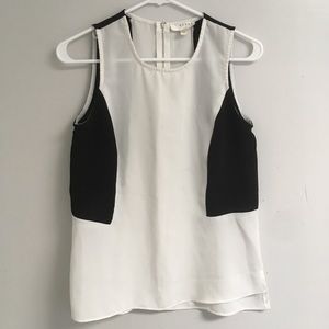Black and white tank